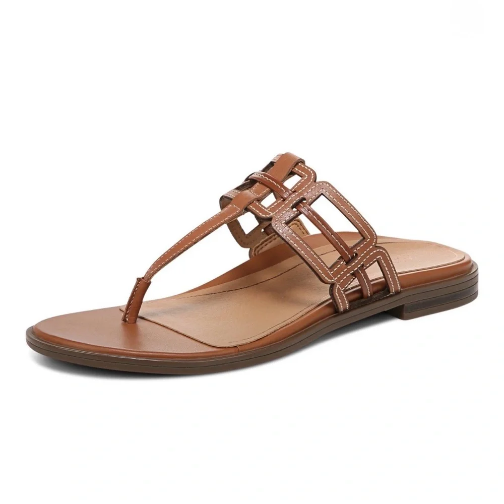 Vionic Tan Strappy Sandals for Women - Picture 4 of 10